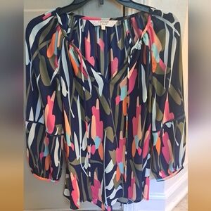 CROSBY by Mollie Burch Multicolor Abstract shirt